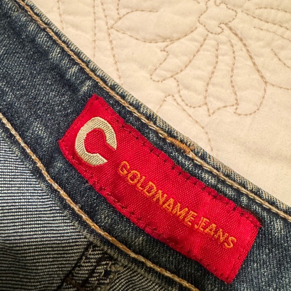 Vintage flared GoldName Jeans , French brand . embroidered with beading - Picture 4 of 11